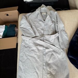 Abercrombie & Fitch Light Gray Coat